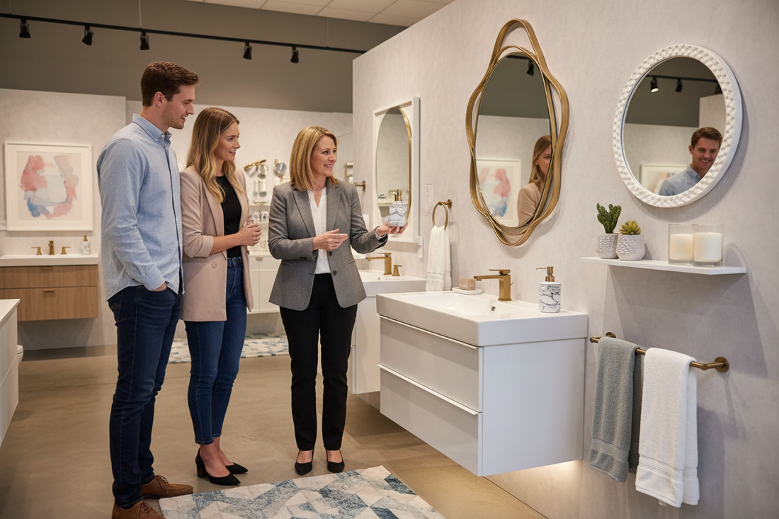 מוצרי נוי ואקססוריז לארונות אמבטיה - מדריך עיצוב מקיף