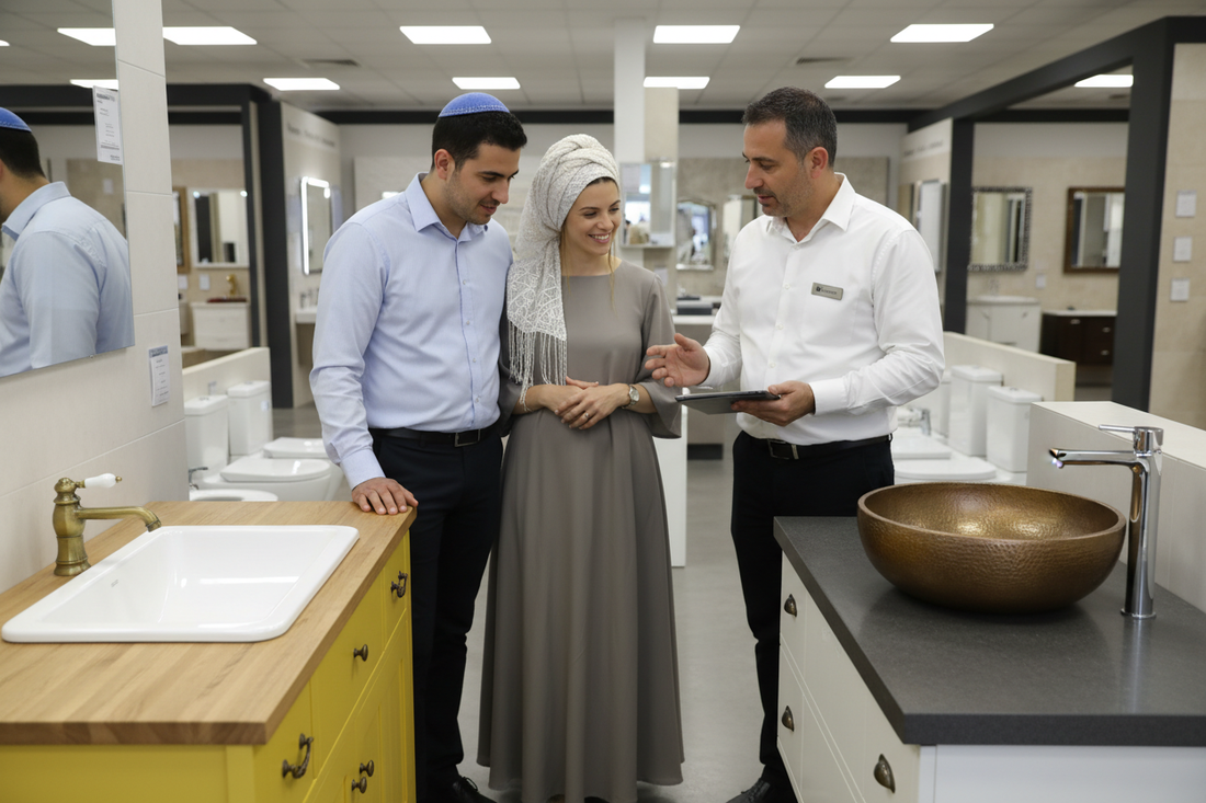 כיור מונח או כיור שקוע? המדריך המלא לבחירה נכונה 2026