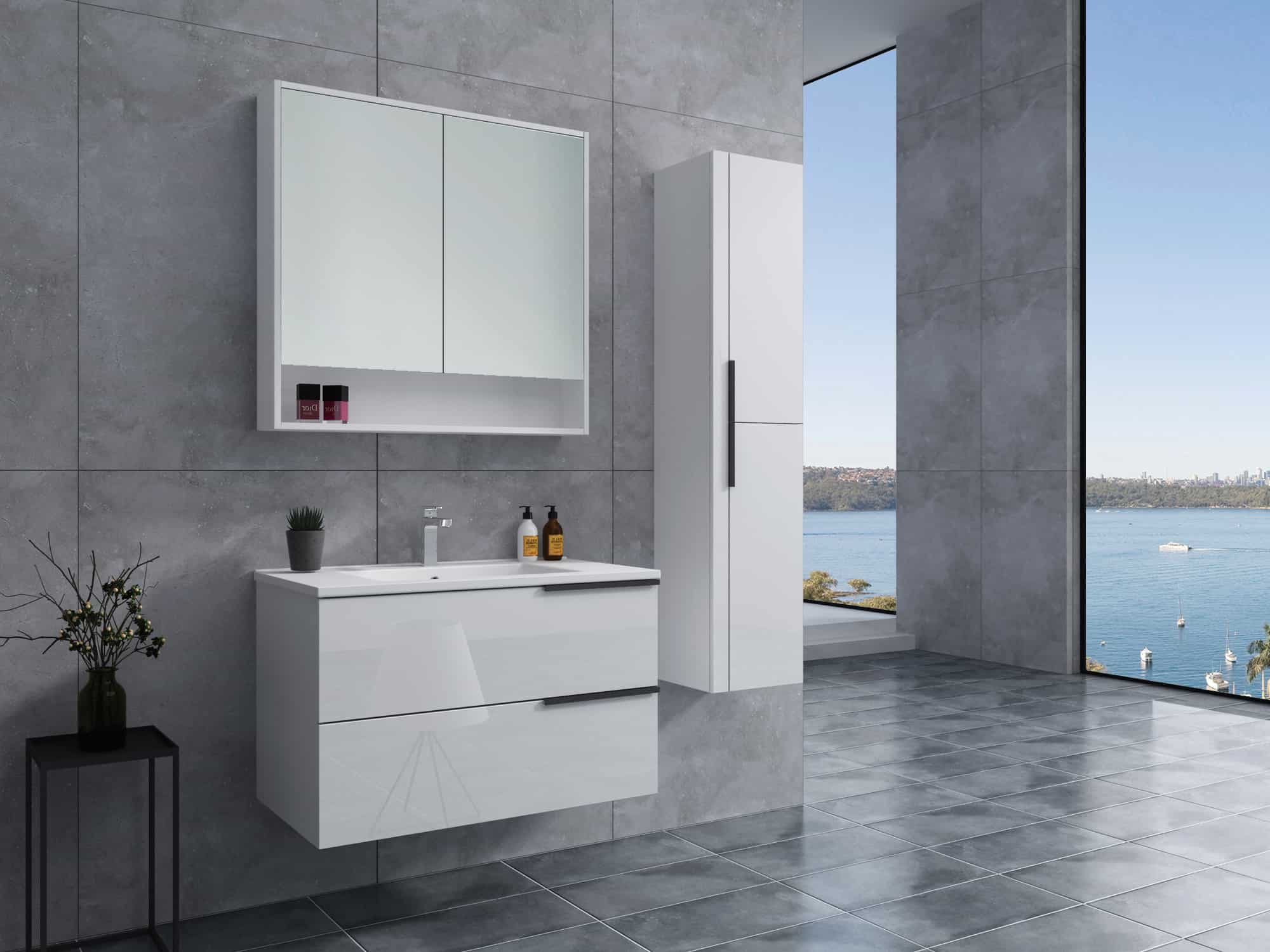 ארון אמבטיה דגם ליאור 80 ס"מ